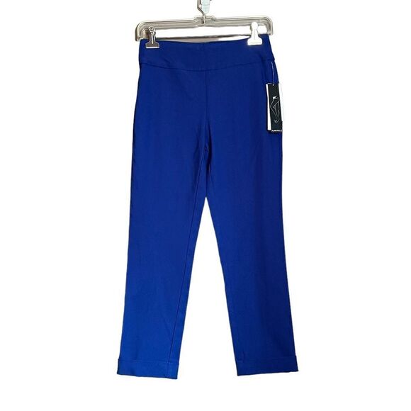 NWT! Tribal blue fia cuffed cropped trousers - Picture 1 of 12